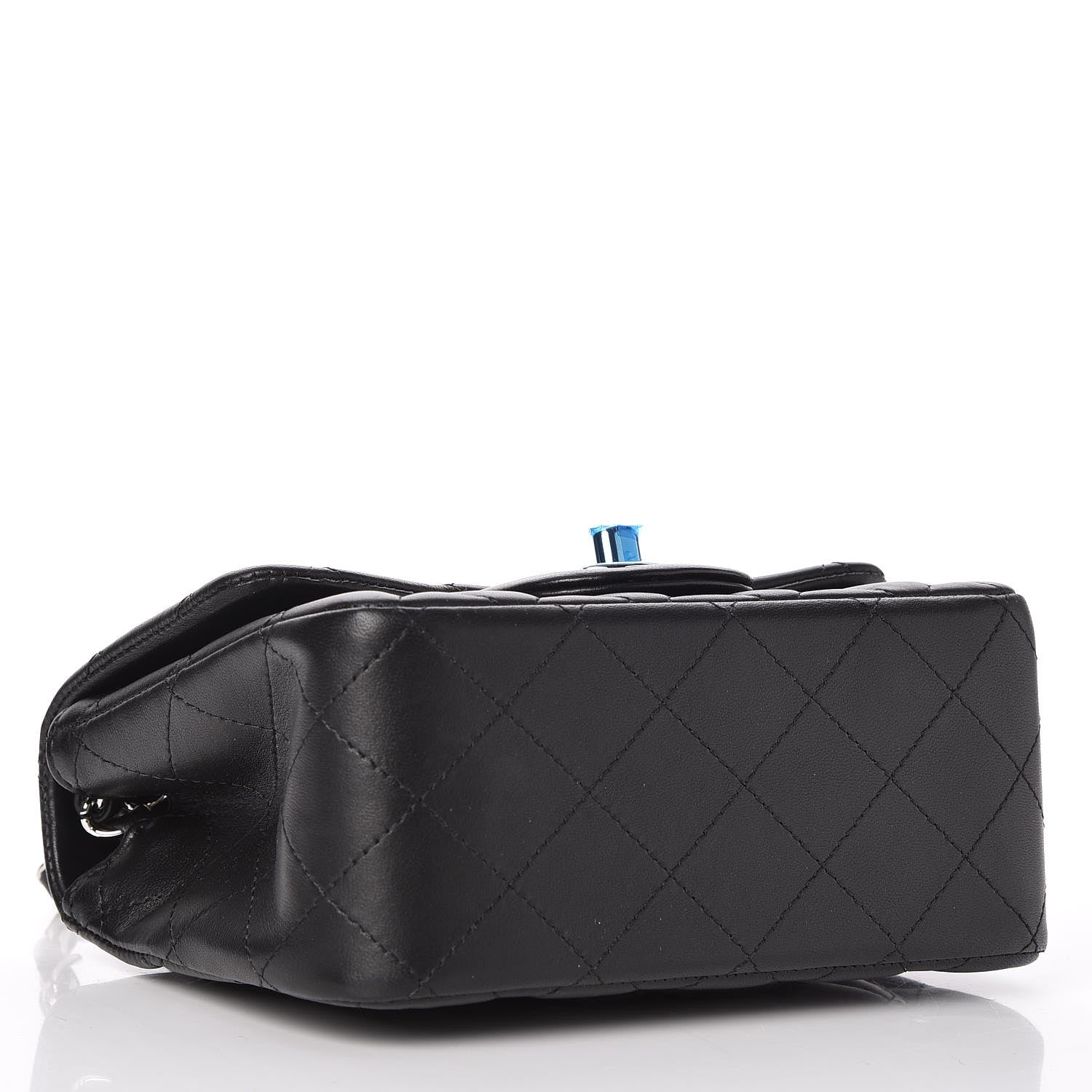 Chanel Lambskin Quilted Mini Square Flap Black 4 of 8