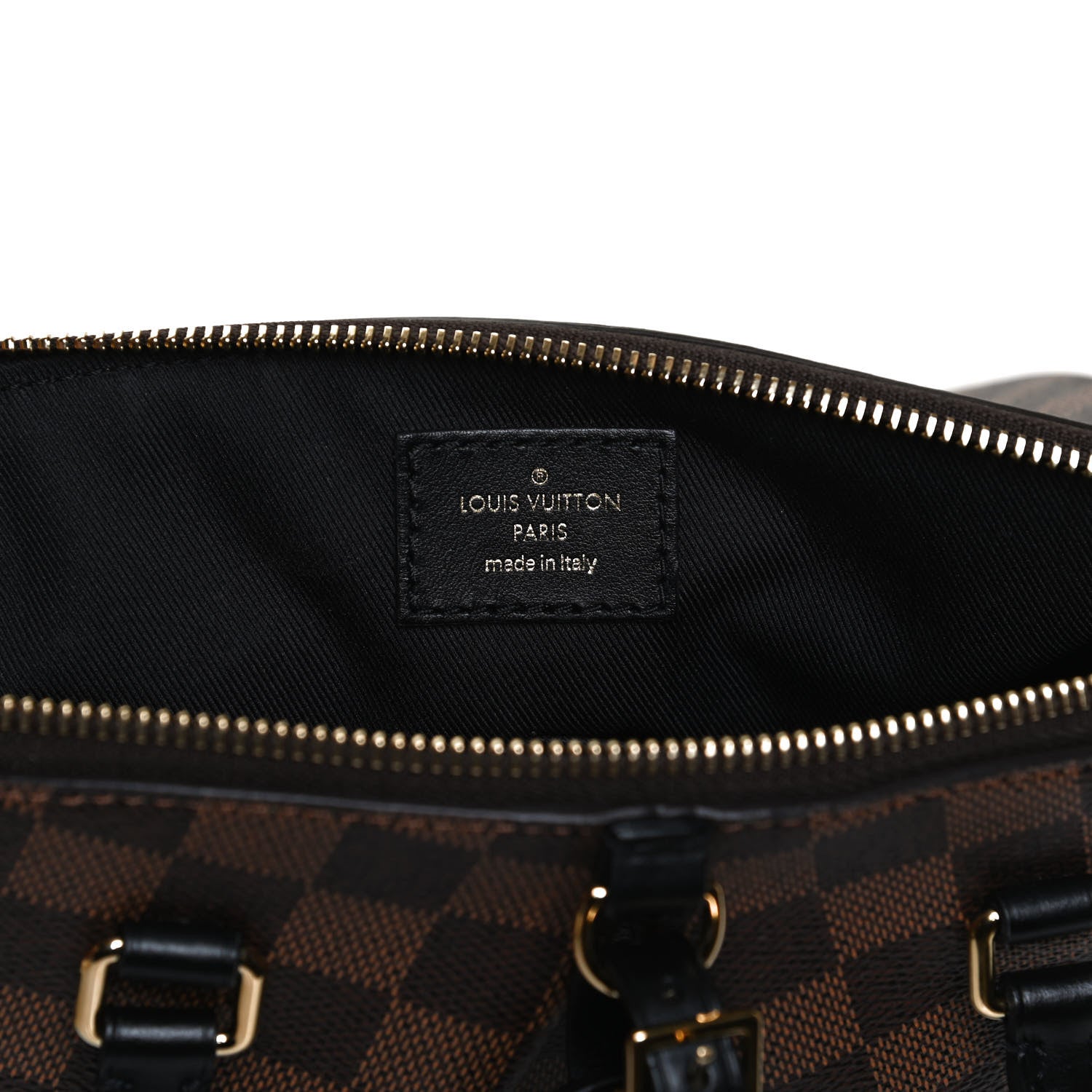 Louis Vuitton Damier Ebene Odeon Tote PM Black 5 of 10