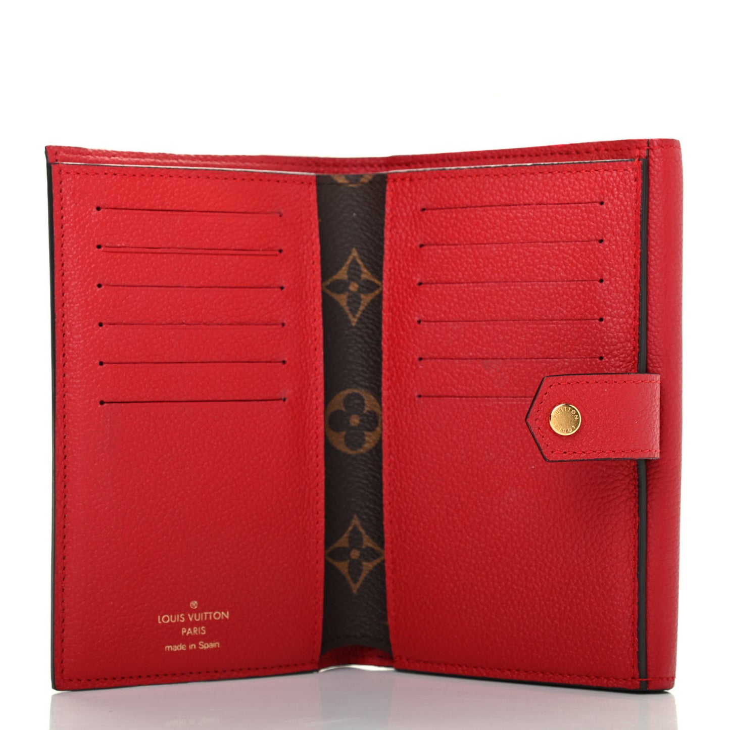 Monogram Pallas Compact Wallet Cherry