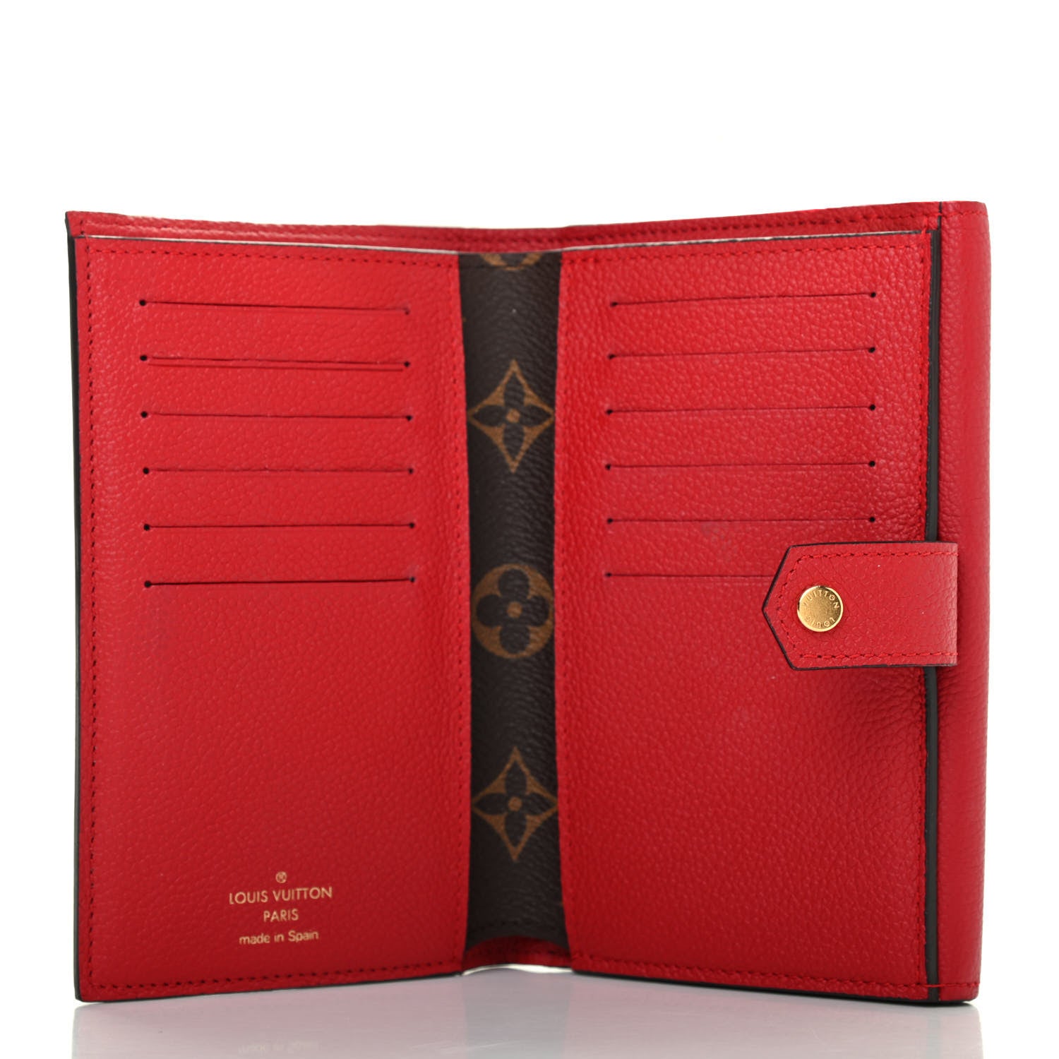 Louis Vuitton Monogram Pallas Compact Wallet Cherry 3 of 4