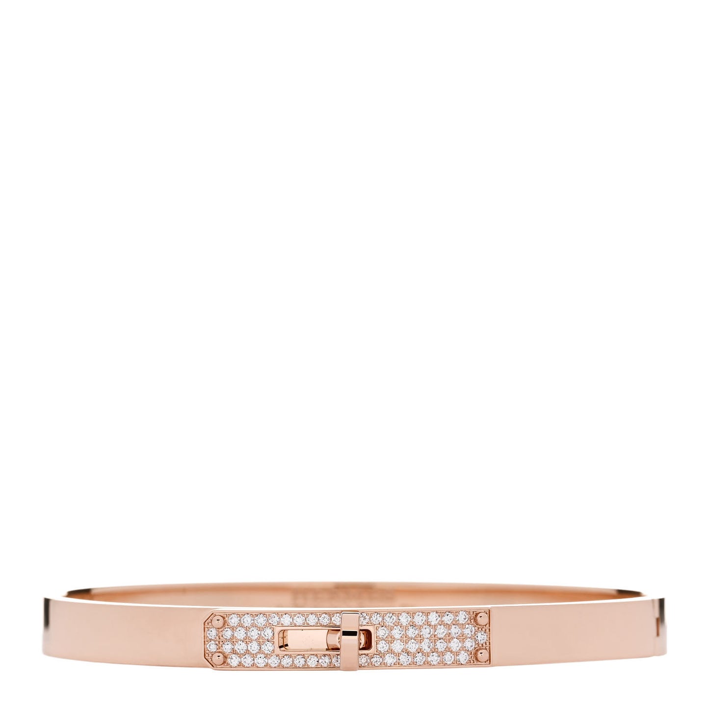18K Rose Gold Diamond PM Kelly Pave Bracelet SH
