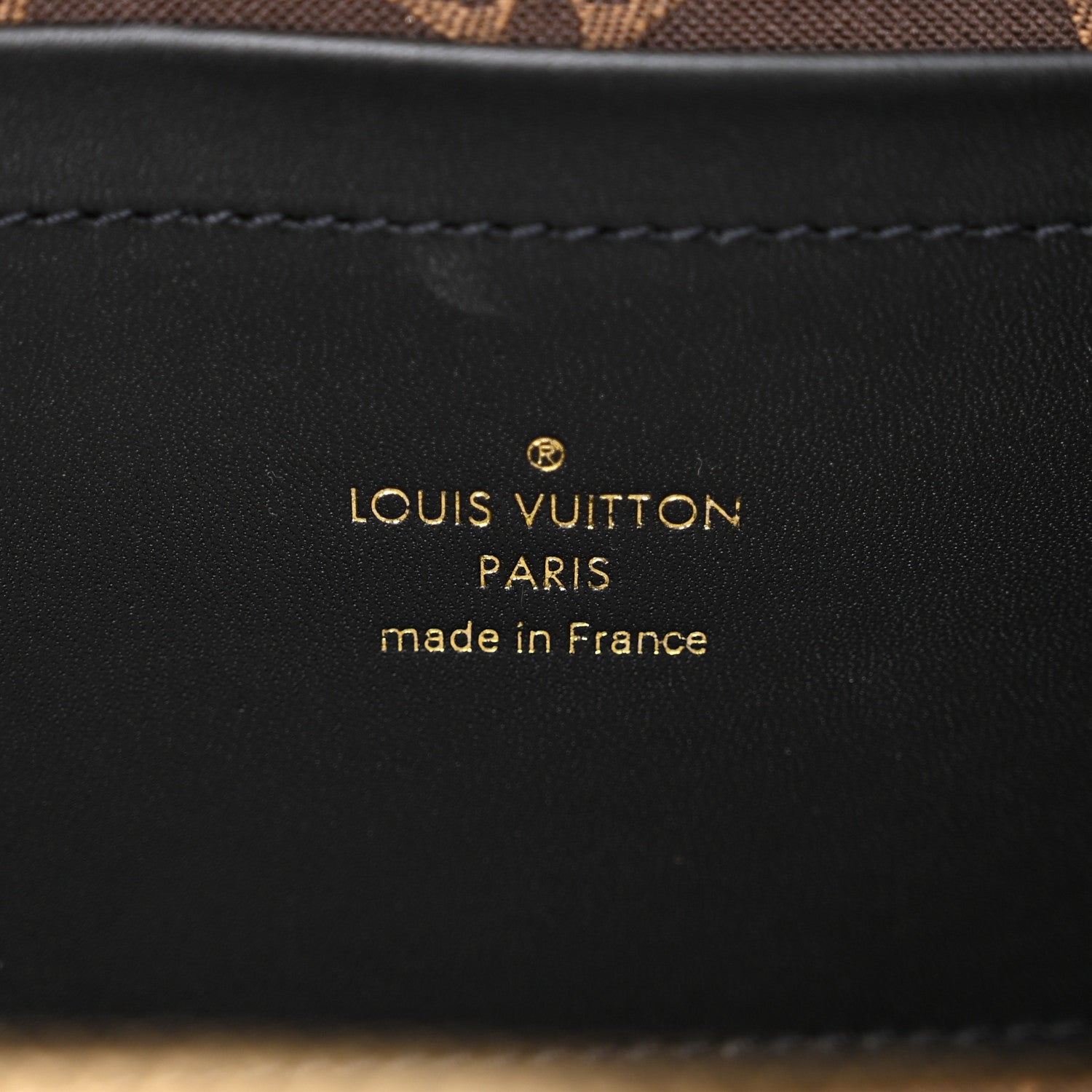 Louis Vuitton Calfskin Monogram Embossed Utility Crossbody Black 6 of 9