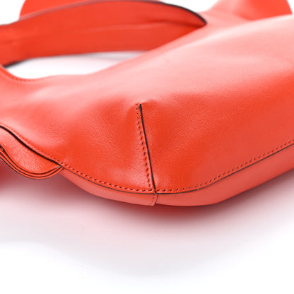 Valentino Garavani Nappa Atelier 04 Rouches Edition Small Ruffle Hobo Goldfish 7 of 9