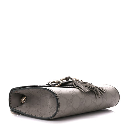 Gucci Guccissima Mini Emily Chain Shoulder Bag Storm Grey 4 of 12