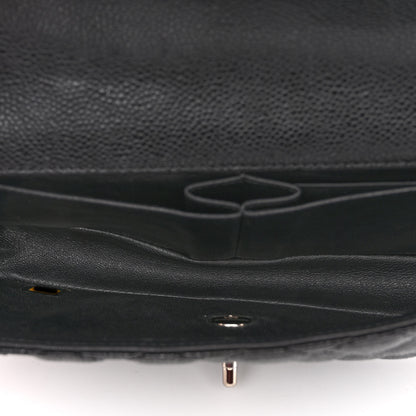 Chanel Caviar Quilted East West Flap Black 5 of 10