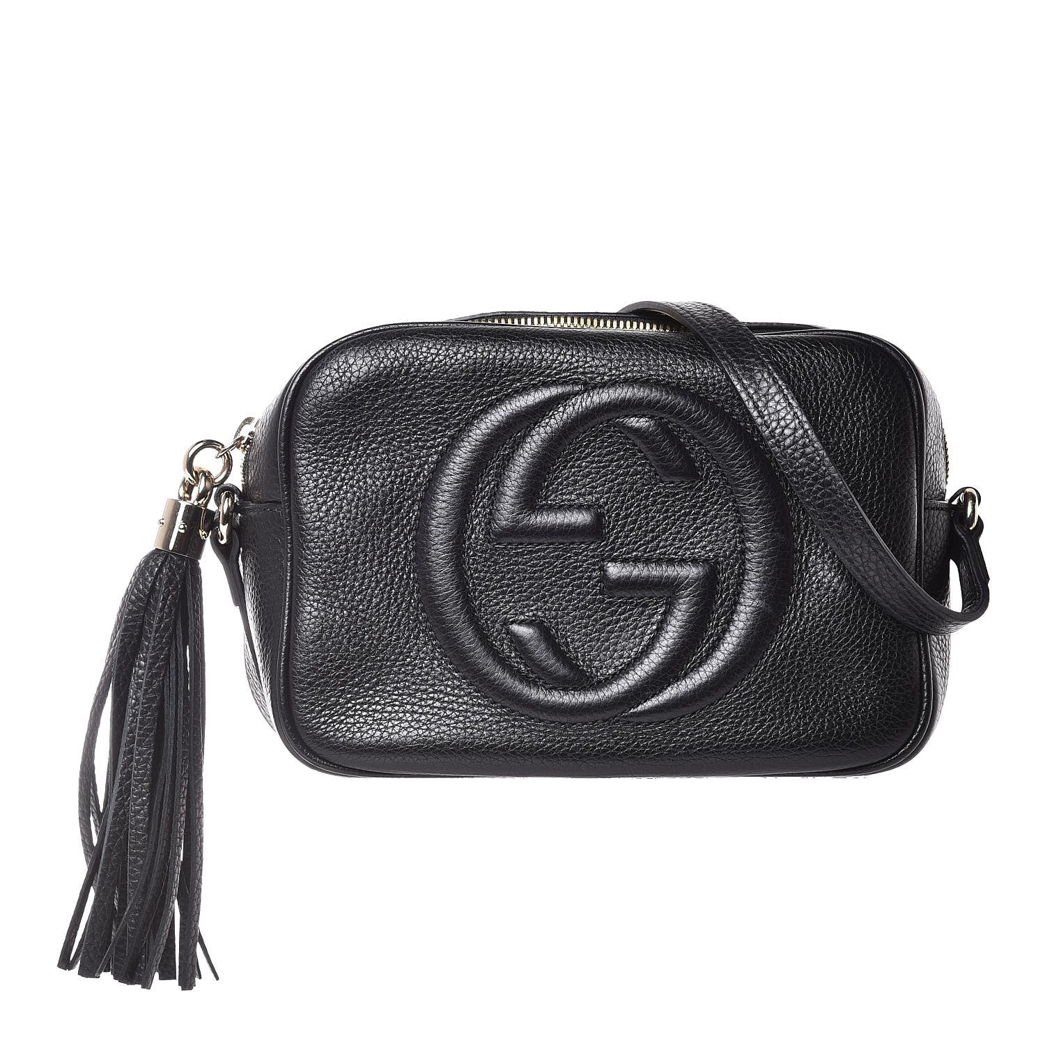 Gucci Pebbled Calfskin Small Soho Disco Bag Black 1 of 8