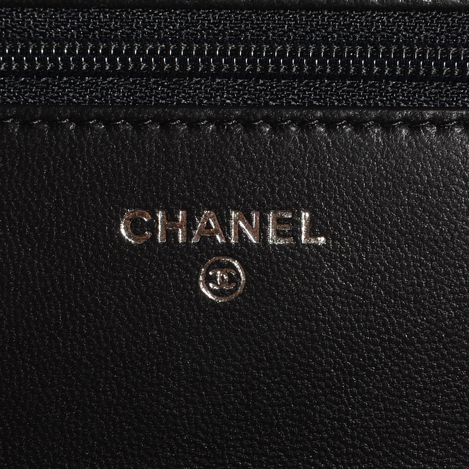 Chanel Lambskin Boy Wallet On Chain WOC Black 6 of 9