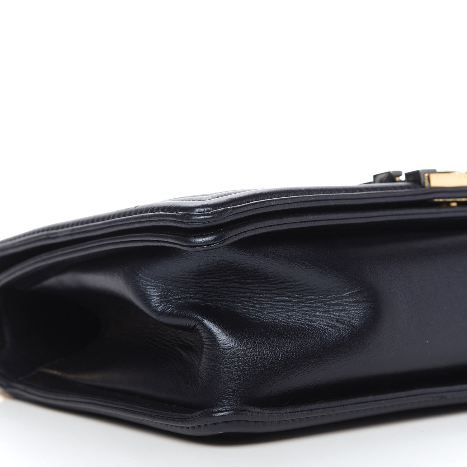 Chanel Lambskin Embossed Medium Boy Cube Flap Navy 6 of 10