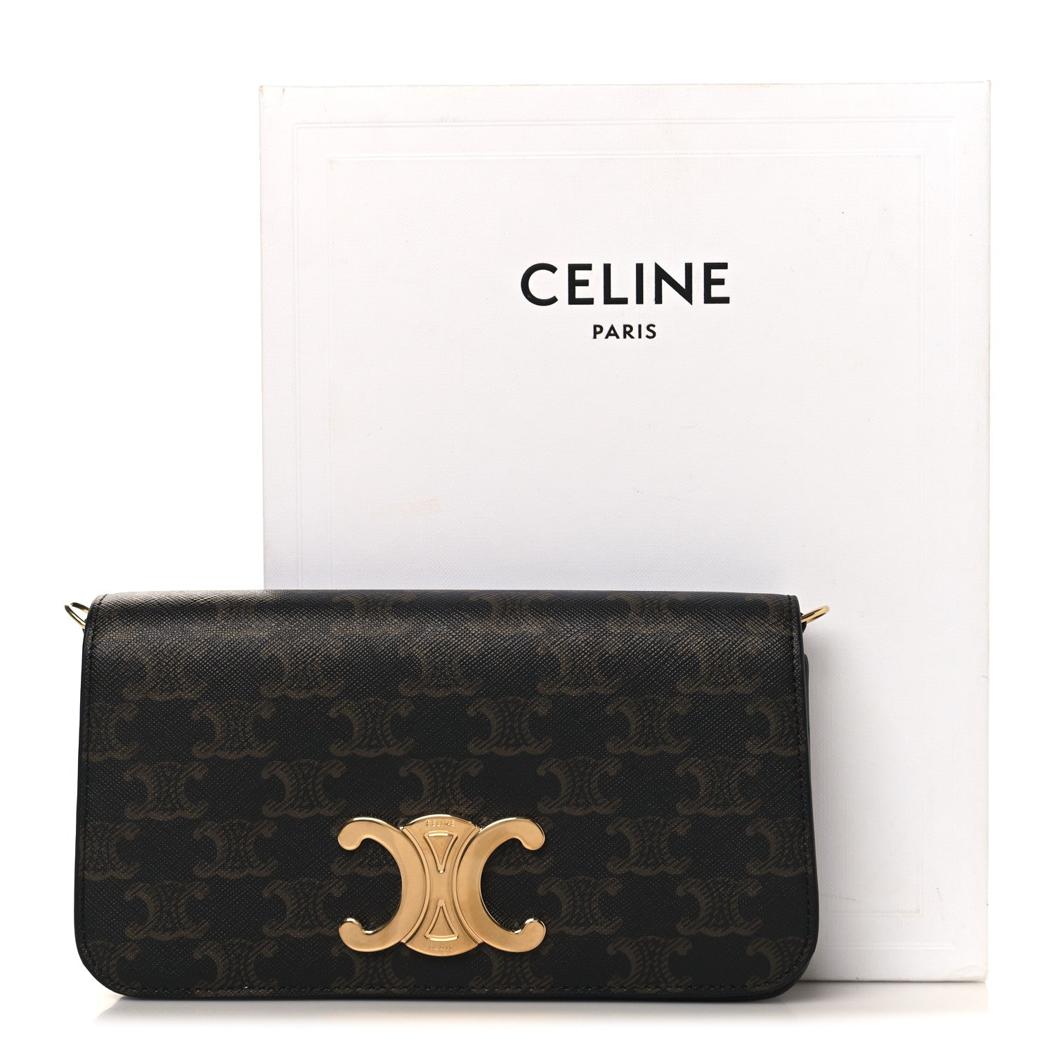 Celine Triomphe Canvas Multipochette Tan 11 of 11