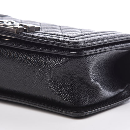 Chanel Caviar Quilted Small Boy Flap Black 10 of 10