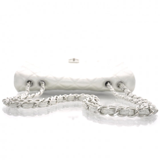 Chanel Lambskin Jumbo Flap Silver 5 of 10