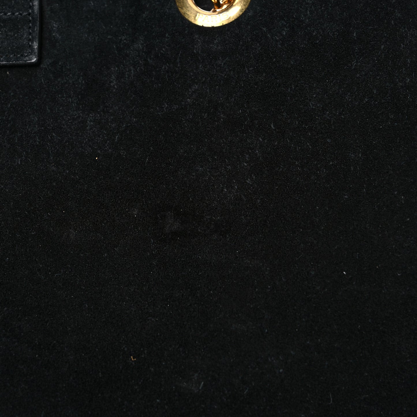 Suede Monogram Cassandre Shopper Black