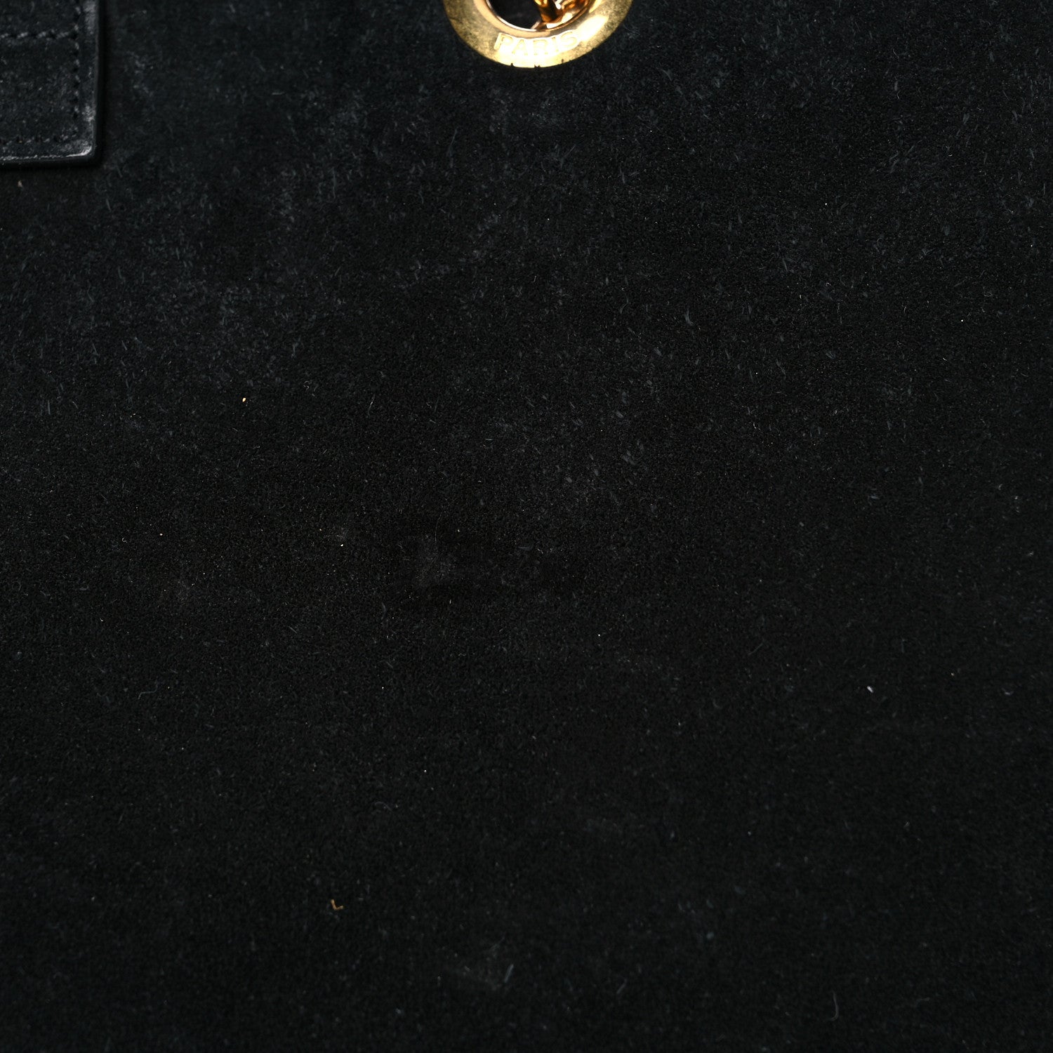Saint Laurent Suede Monogram Cassandre Shopper Black 25 of 30