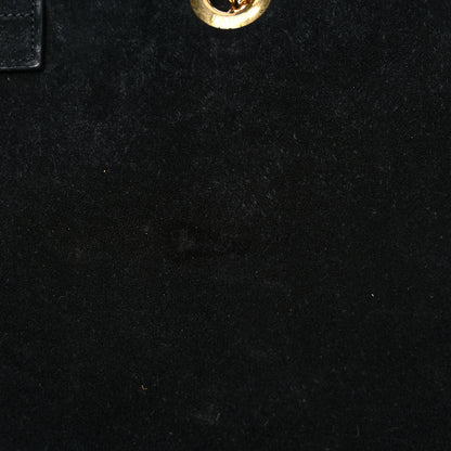Saint Laurent Suede Monogram Cassandre Shopper Black 25 of 30