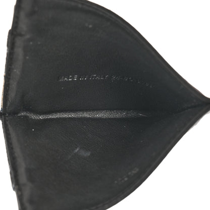 Christian Dior Grained Calfskin Oblique Card Holder Black 5 of 8