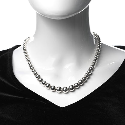 Tiffany Sterling Silver HardWear Graduated Ball Necklace 2 of 5