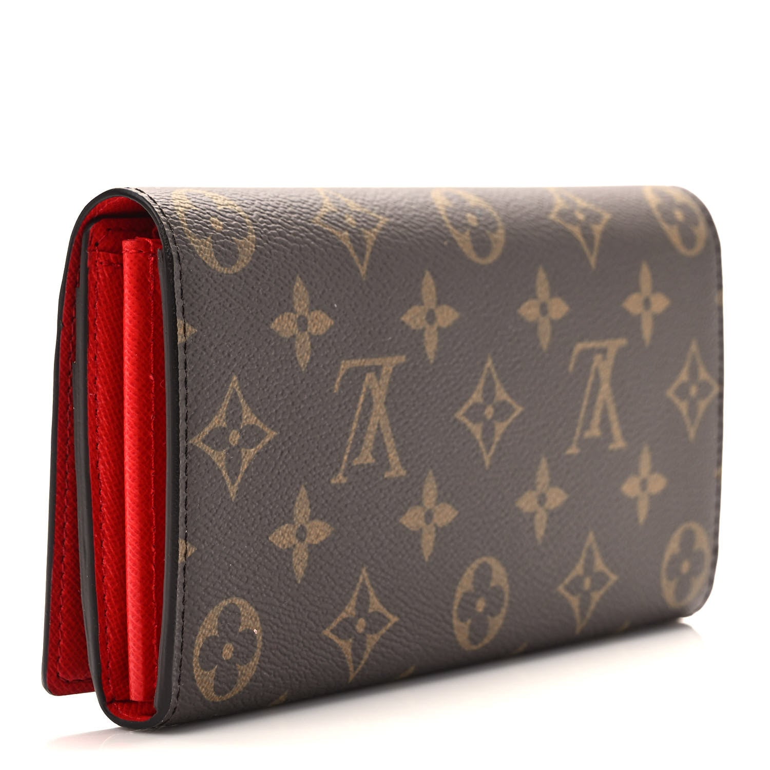 Louis Vuitton Monogram 2020 Christmas Animation Sarah Wallet Coquelicot 3 of 7