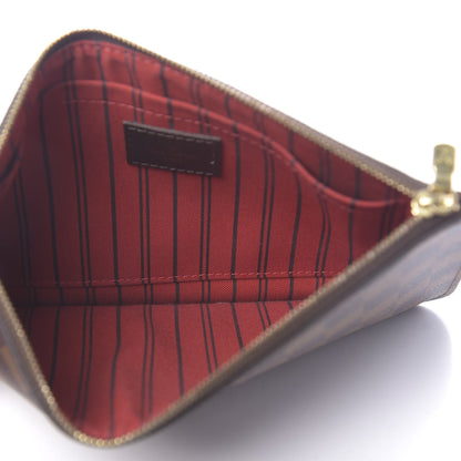 Louis Vuitton Damier Ebene Neverfull MM GM Pochette 5 of 12