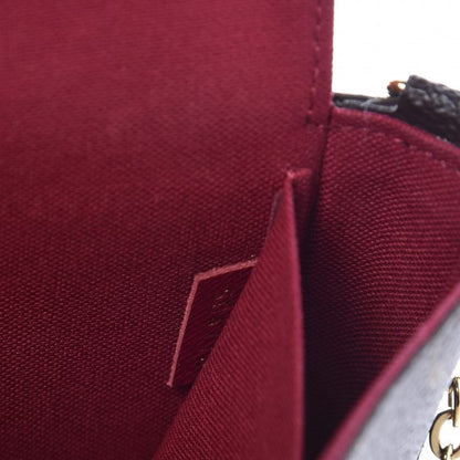 Louis Vuitton Monogram Pochette Felicie Chain Wallet Fuchsia 8 of 11