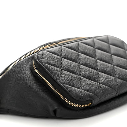 Chanel Caviar Quilted Business Affinity Waist Belt Bag Black 9 of 10