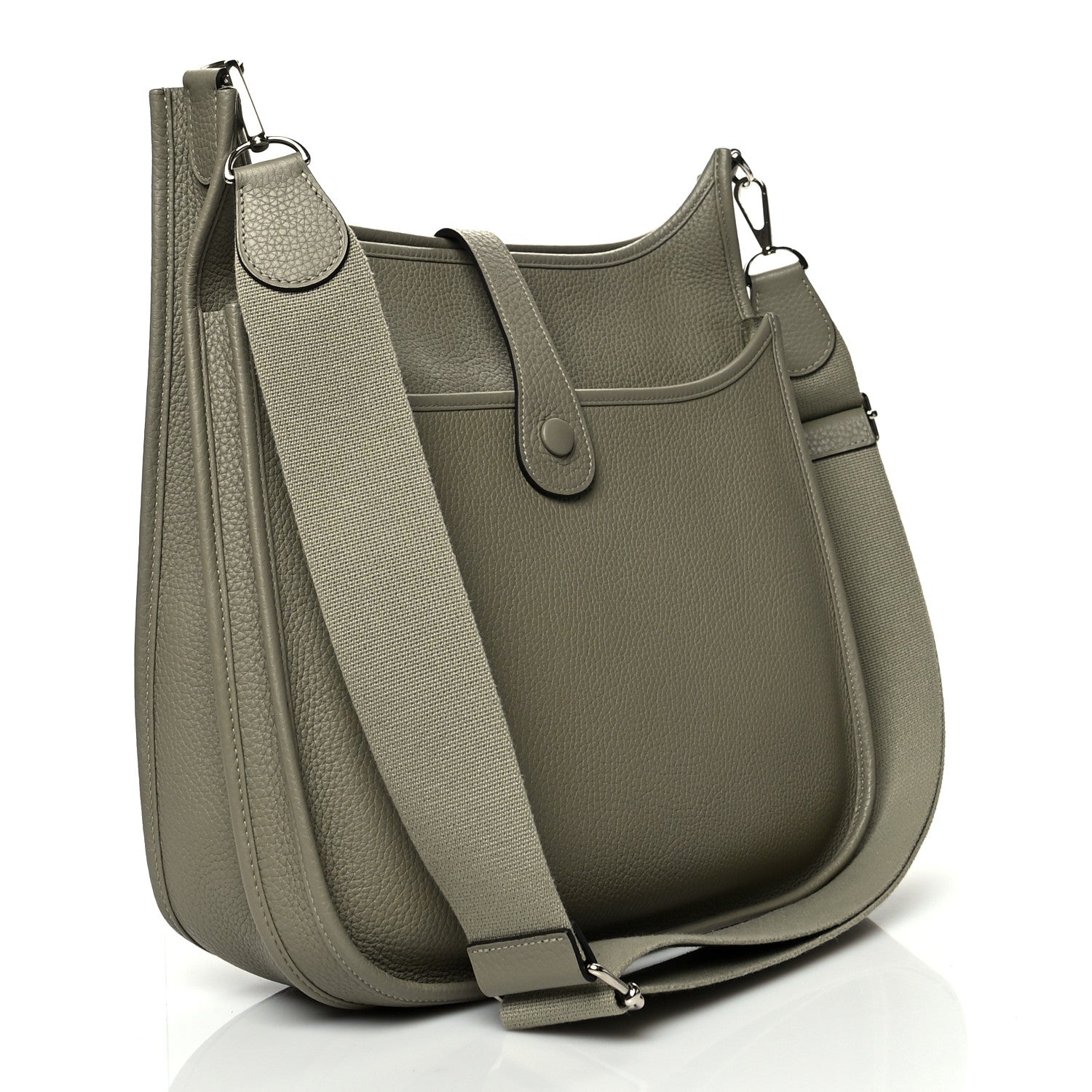 Hermes Taurillon Clemence Evelyne III GM Sauge 3 of 9