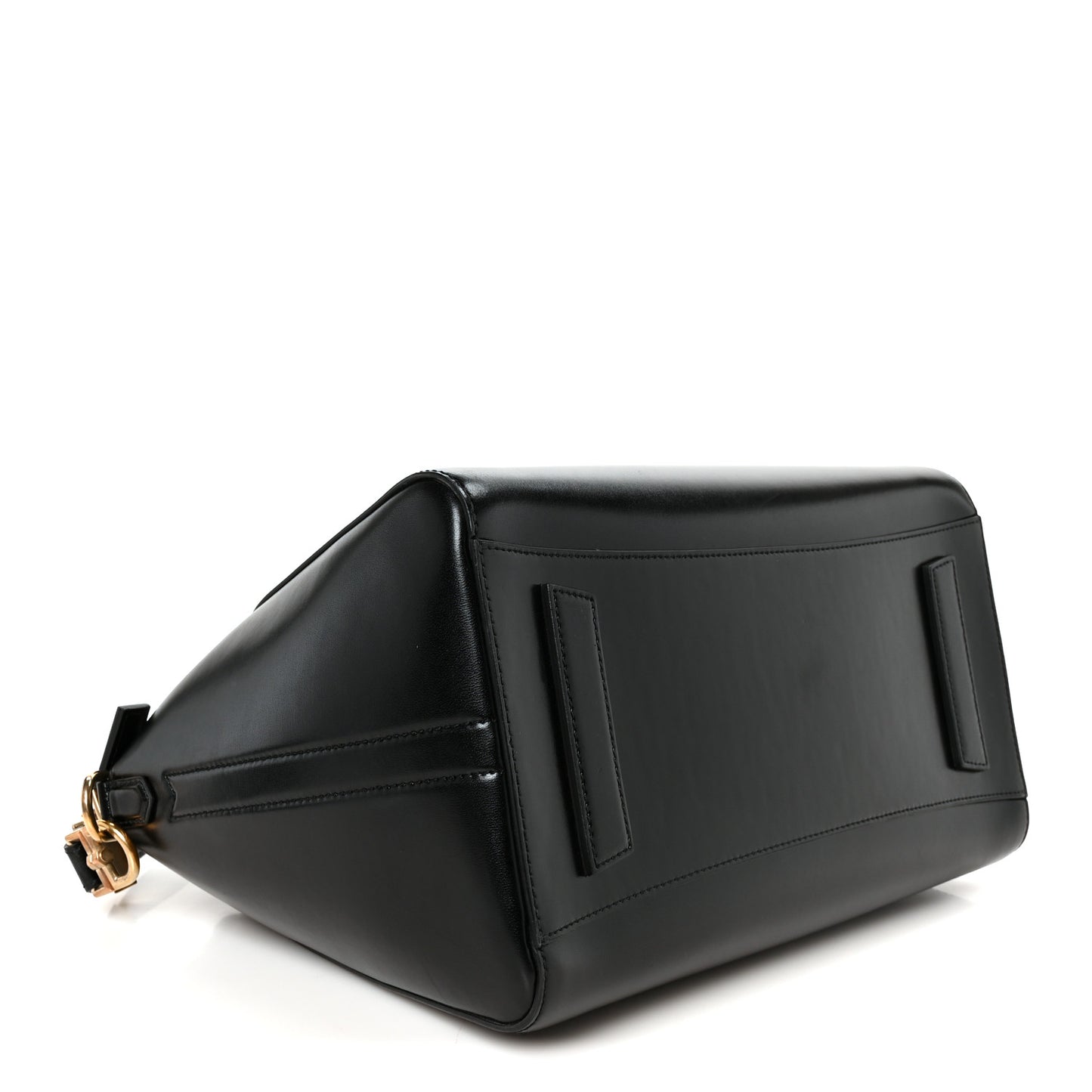 Shiny Lord Calfskin Medium Antigona Black