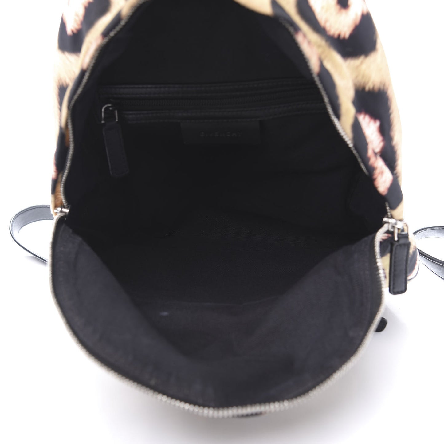 Nylon Calfskin Jaguar Print Mini Backpack