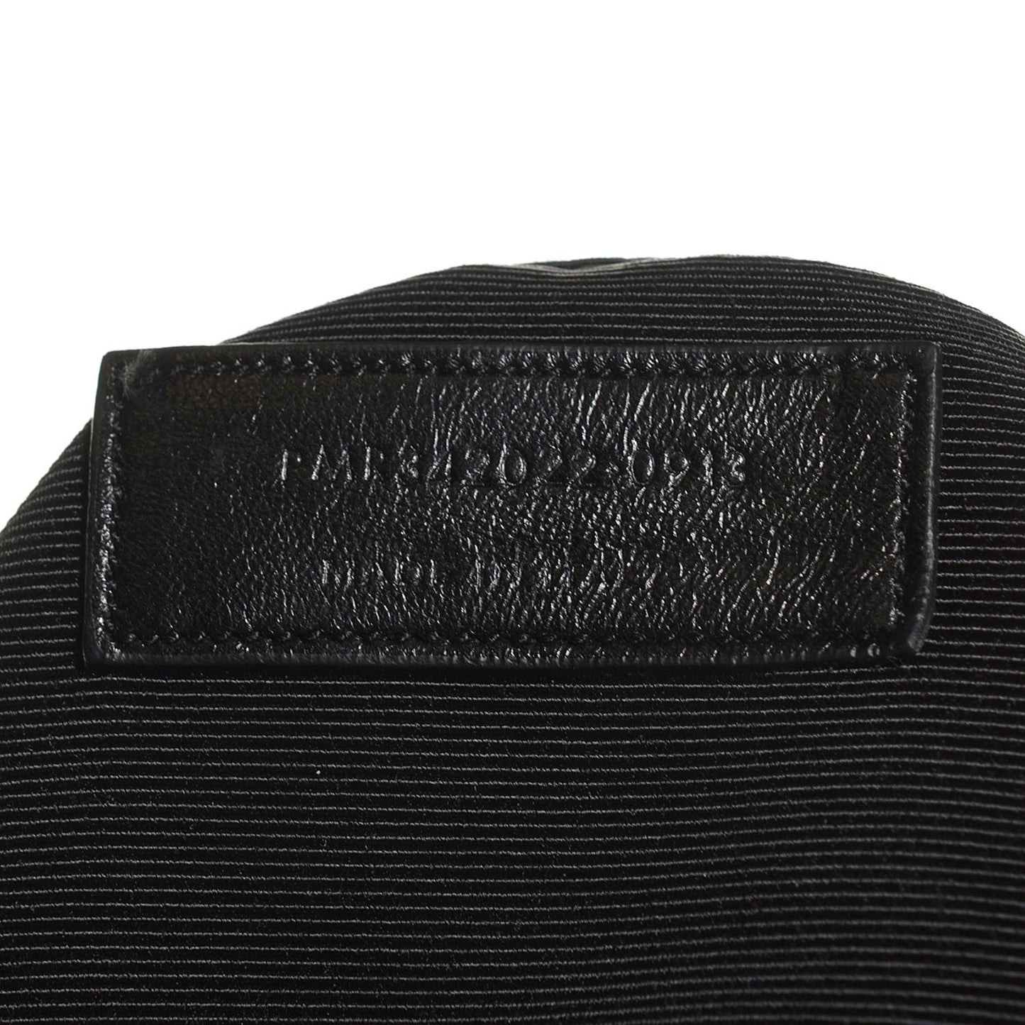 Grain De Poudre Matelasse Chevron Monogram Shopping Bag Black