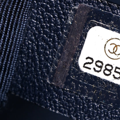 Chanel Lambskin Quilted Large Chanel 19 Flap Navy Blue 7 of 9