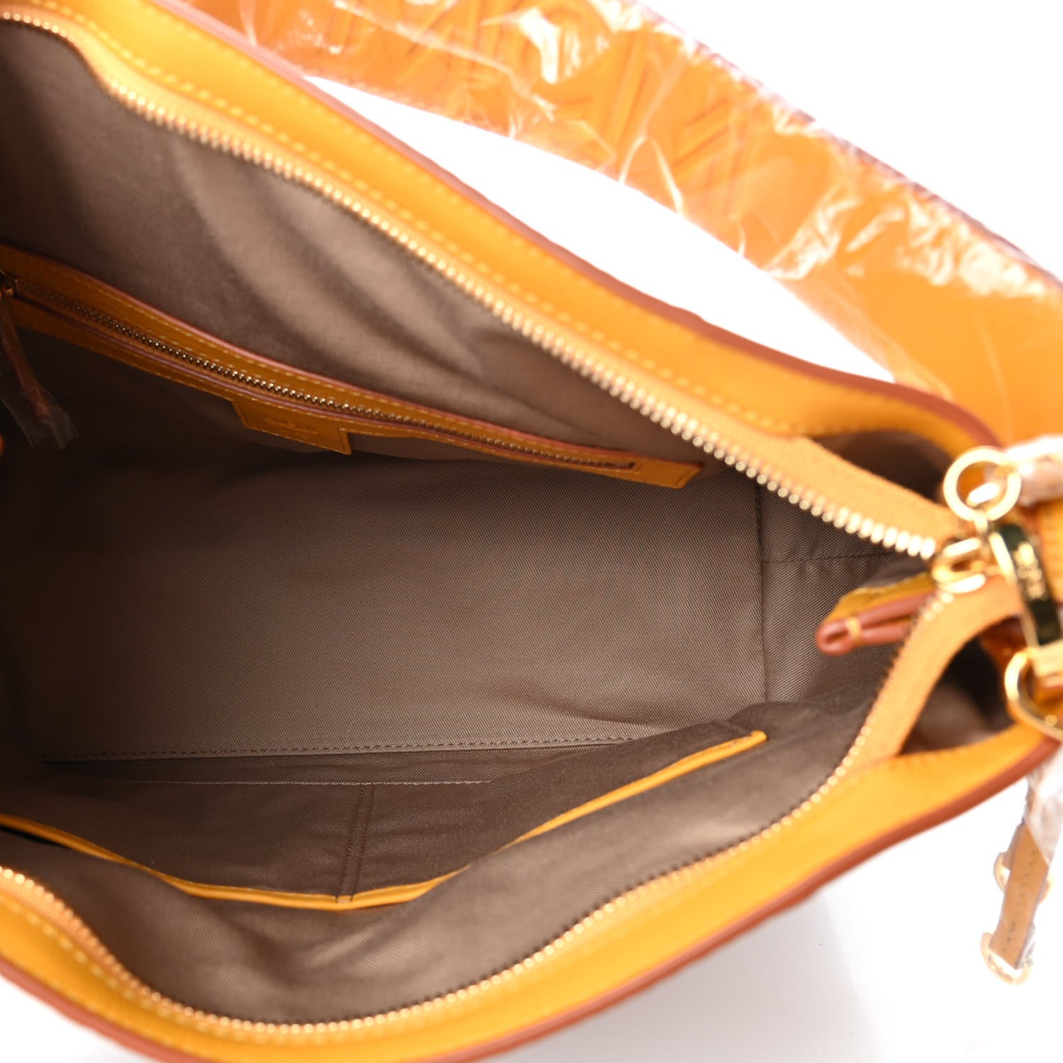 MCM Visetos Medium Klara Hobo Cognac Yellow 4 of 4