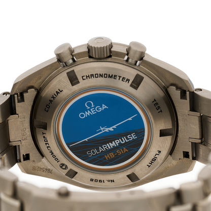 Omega Titanium 44mm Speedmaster HB-SIA Co-Axial Chronometer GMT Automatic Watch Black 321.90.44.52.01.001 4 of 4