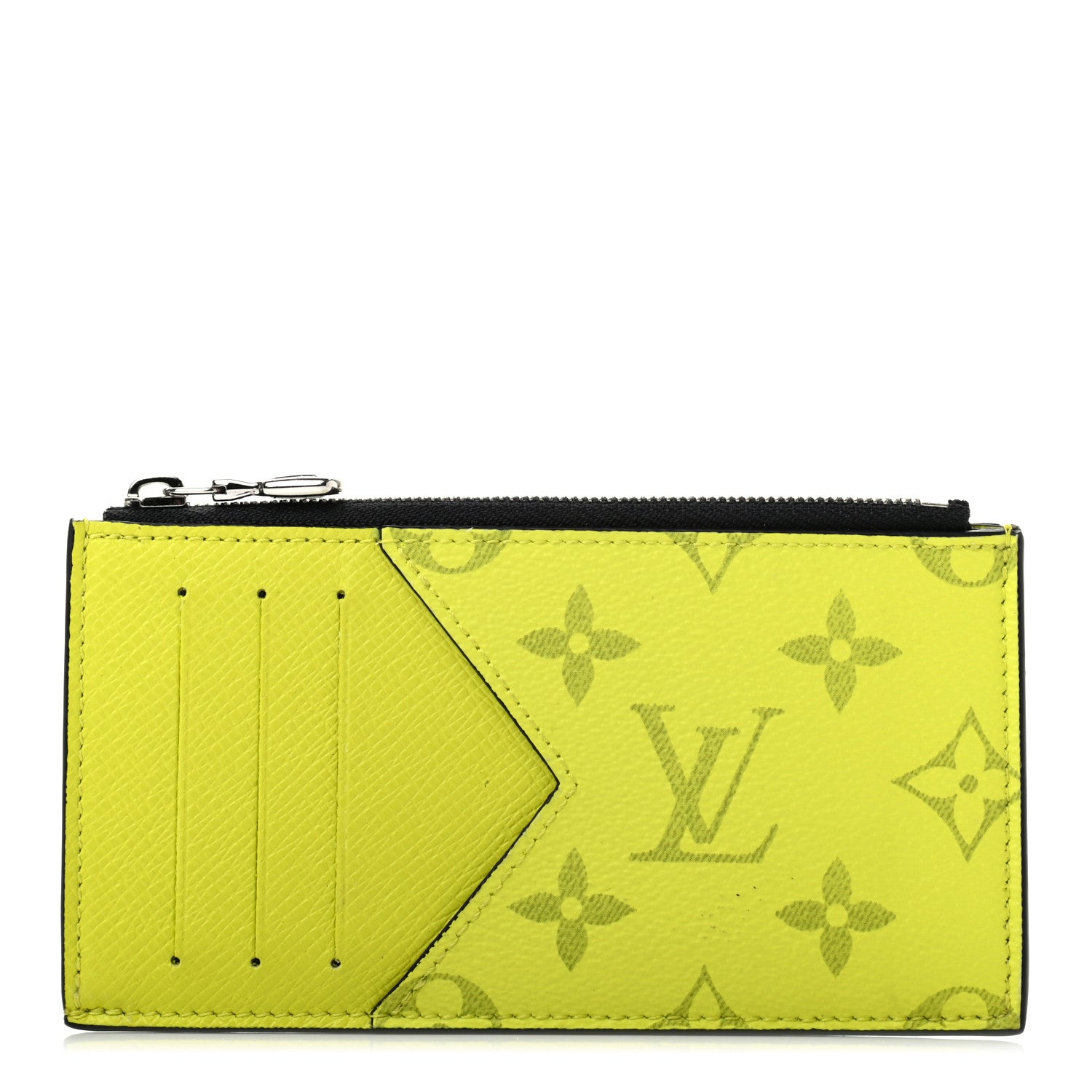 Louis Vuitton Monogram Taiga Coin Card Holder Yellow 1 of 7