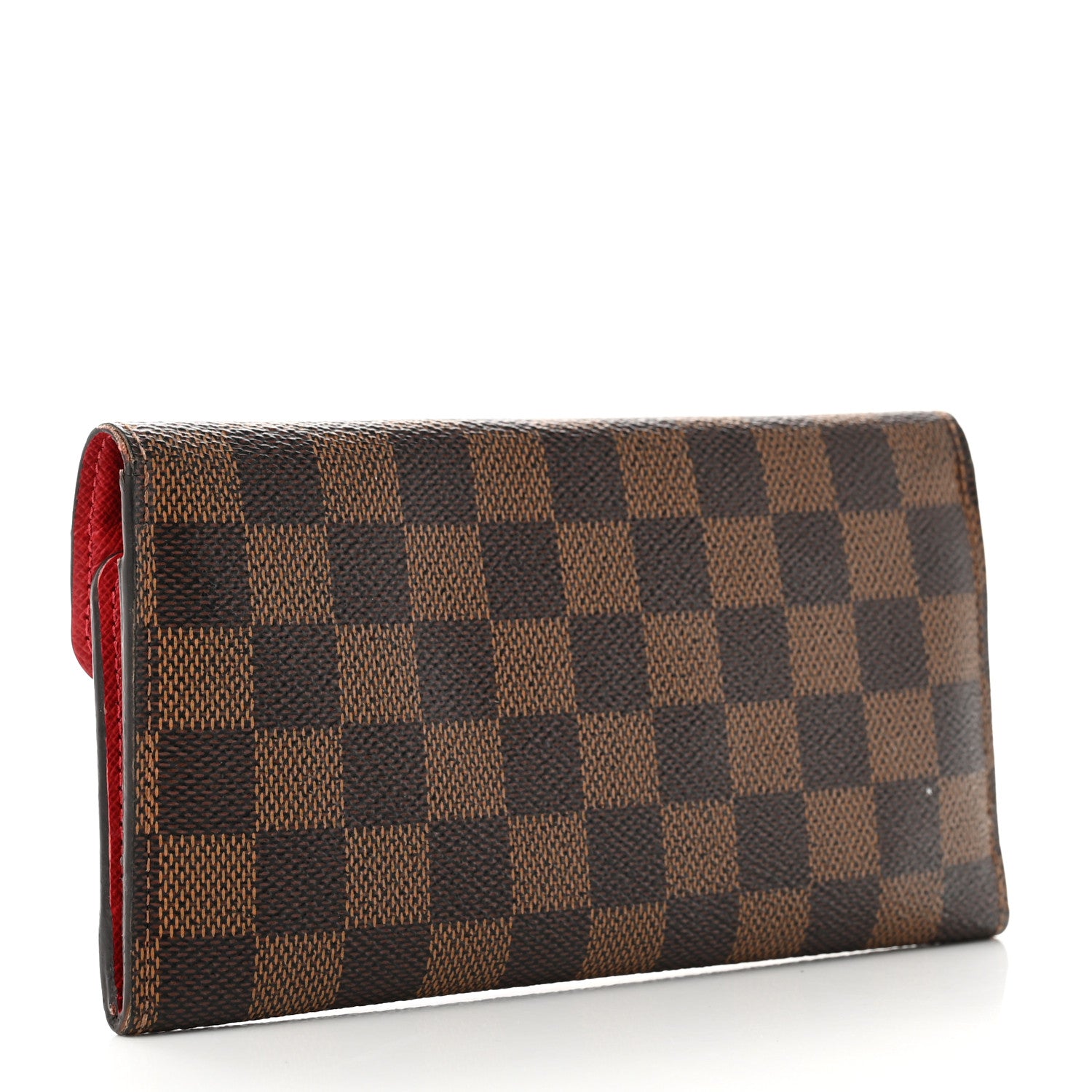 Louis Vuitton Damier Ebene Josephine Wallet Red 3 of 10