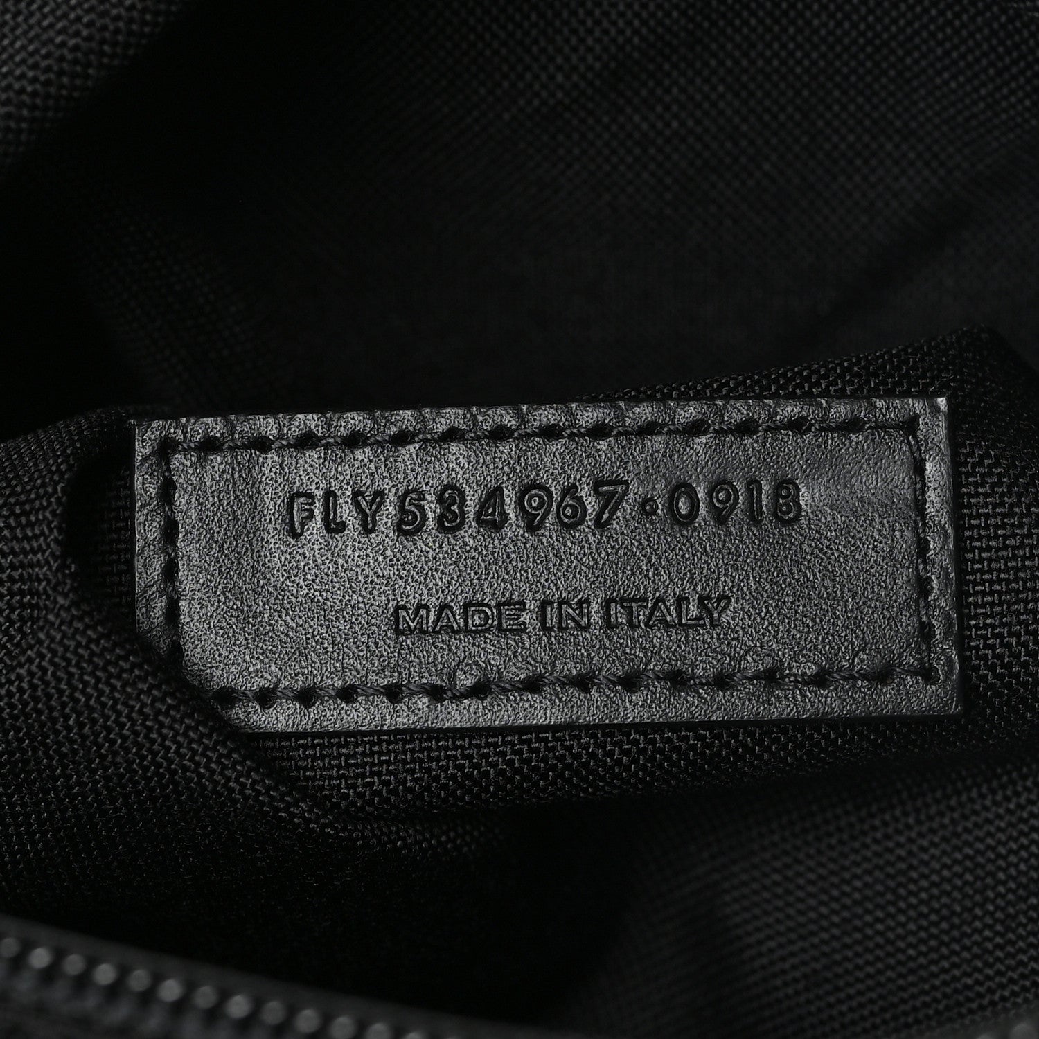 Saint Laurent Canvas Record Print City Backpack Black White 6 of 10