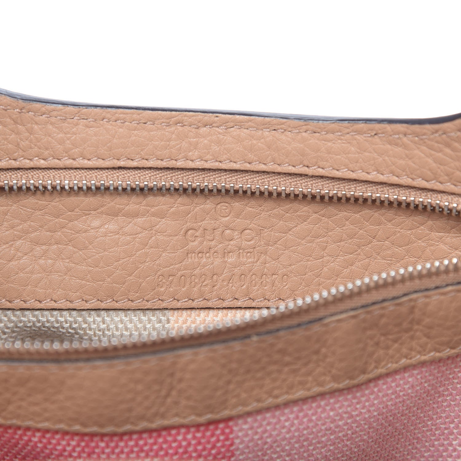 Gucci Calfskin Medium Bamboo Daily Shopper Camelia 8 of 10