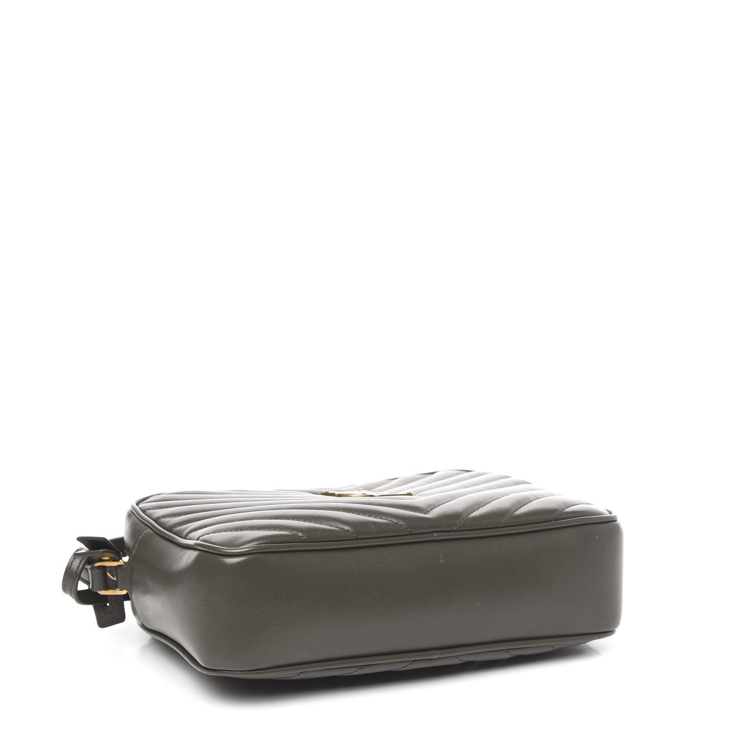 Calfskin Matelasse Monogram Lou Camera Bag Military Olive