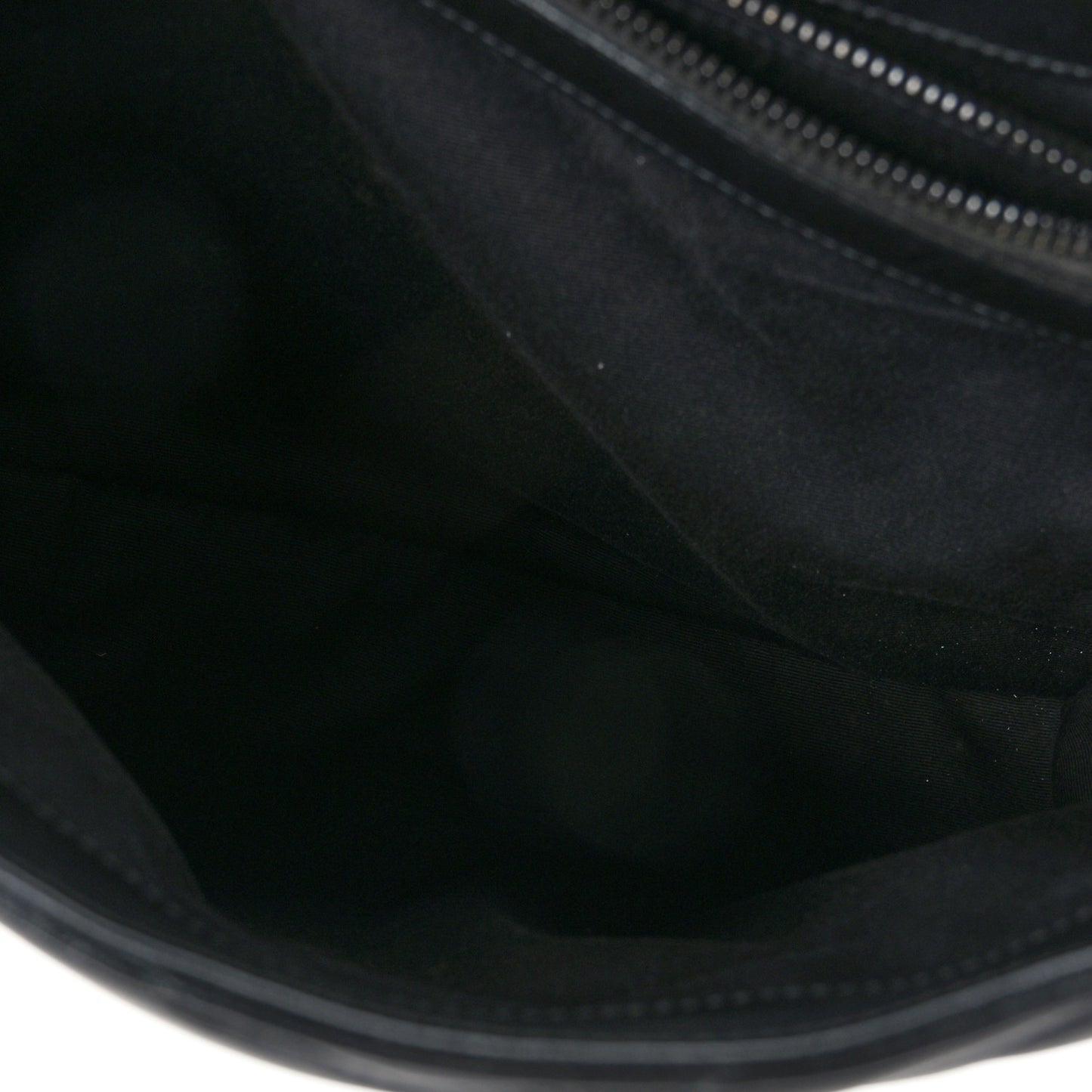 Calfskin Y Quilted Monogram Monochrome Medium Loulou Chain Satchel Black