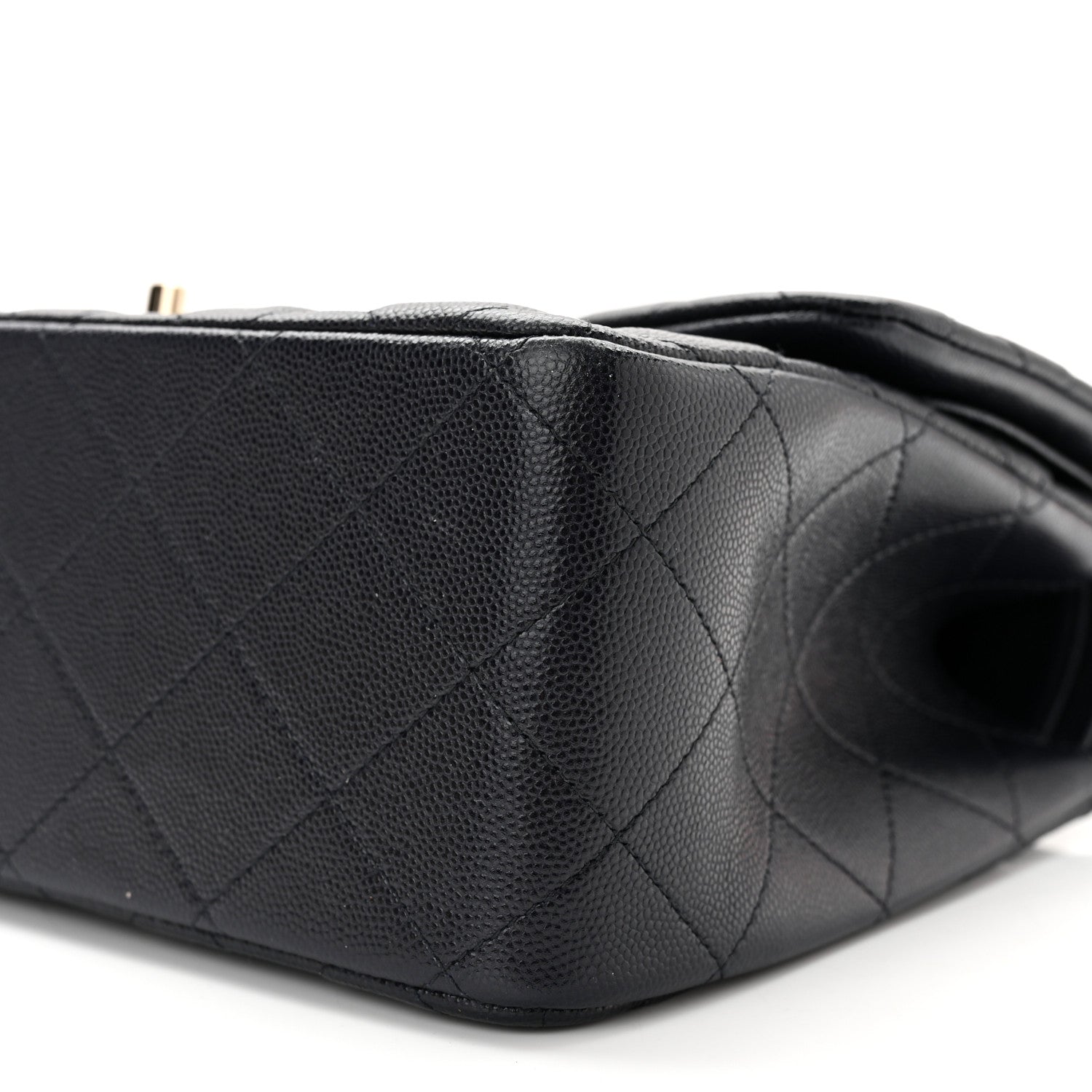 Chanel Caviar Quilted Jumbo Double Flap Navy 10 of 12