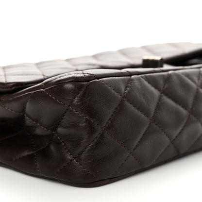 Chanel Goatskin Quilted 2.55 Reissue 225 Flap Dark Brown 9 of 14