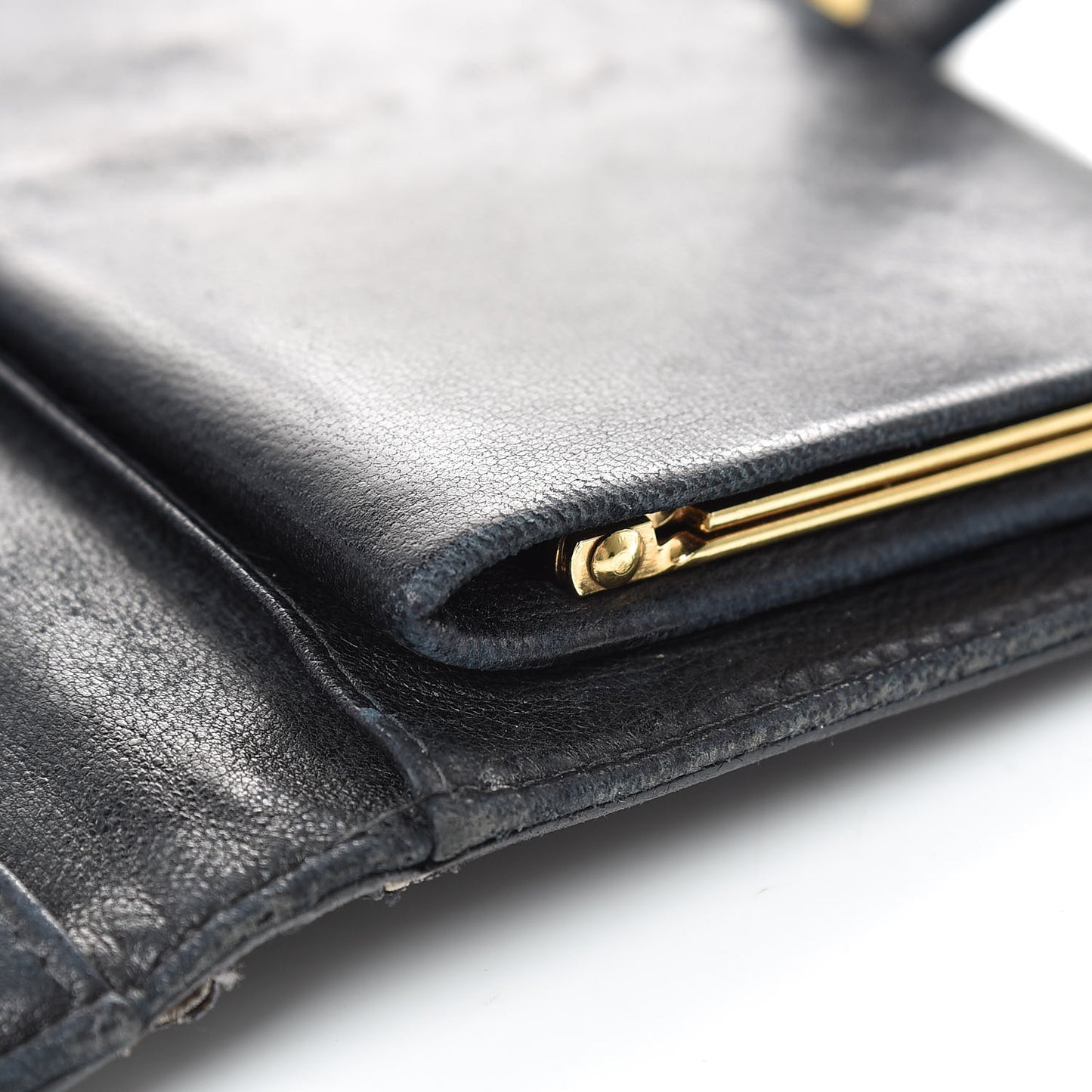 Caviar Timeless CC French Wallet Black