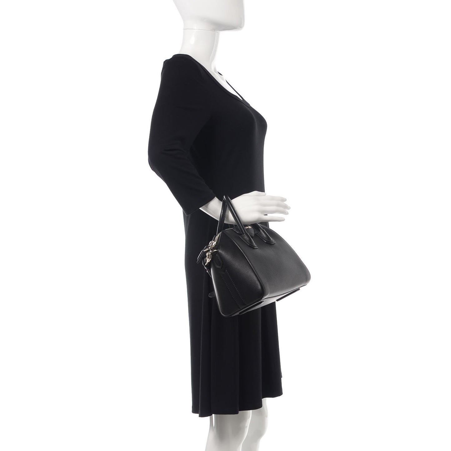 Sugar Goatskin Mini Antigona Black