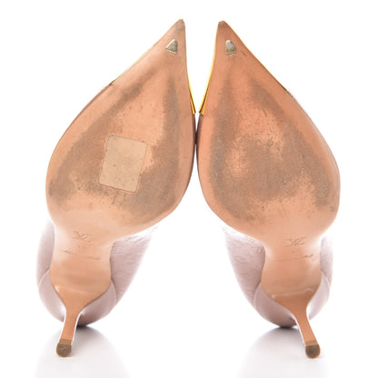 Louis Vuitton Vernis Allamanda Pumps 37 Rose Velours 9 of 16