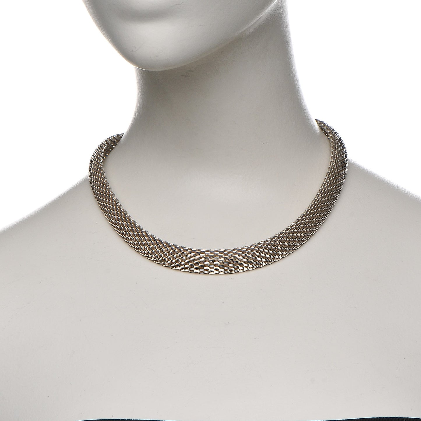 Sterling Silver Somerset Mesh Necklace