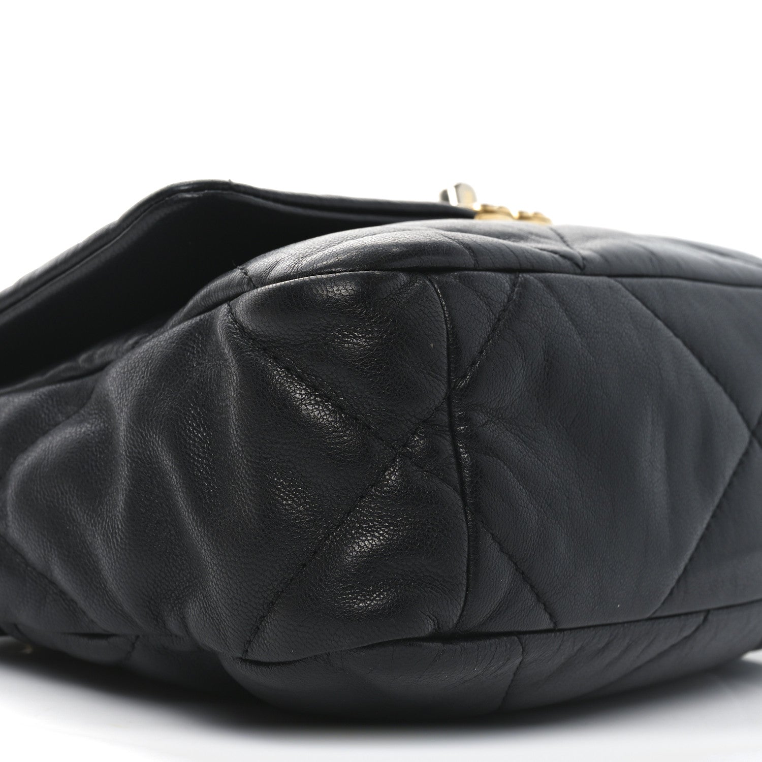 Chanel Lambskin Quilted Medium Chanel 19 Flap Black 9 of 10