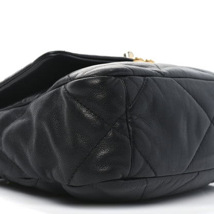Chanel Lambskin Quilted Medium Chanel 19 Flap Black 9 of 10