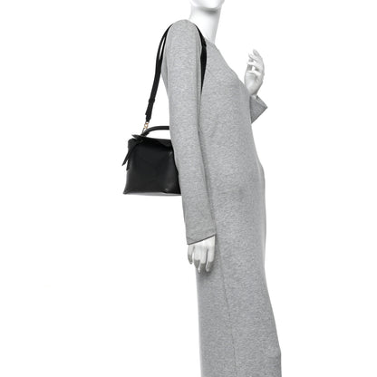 Loewe Grained Calfskin Small Puzzle Bag Black 2 of 11