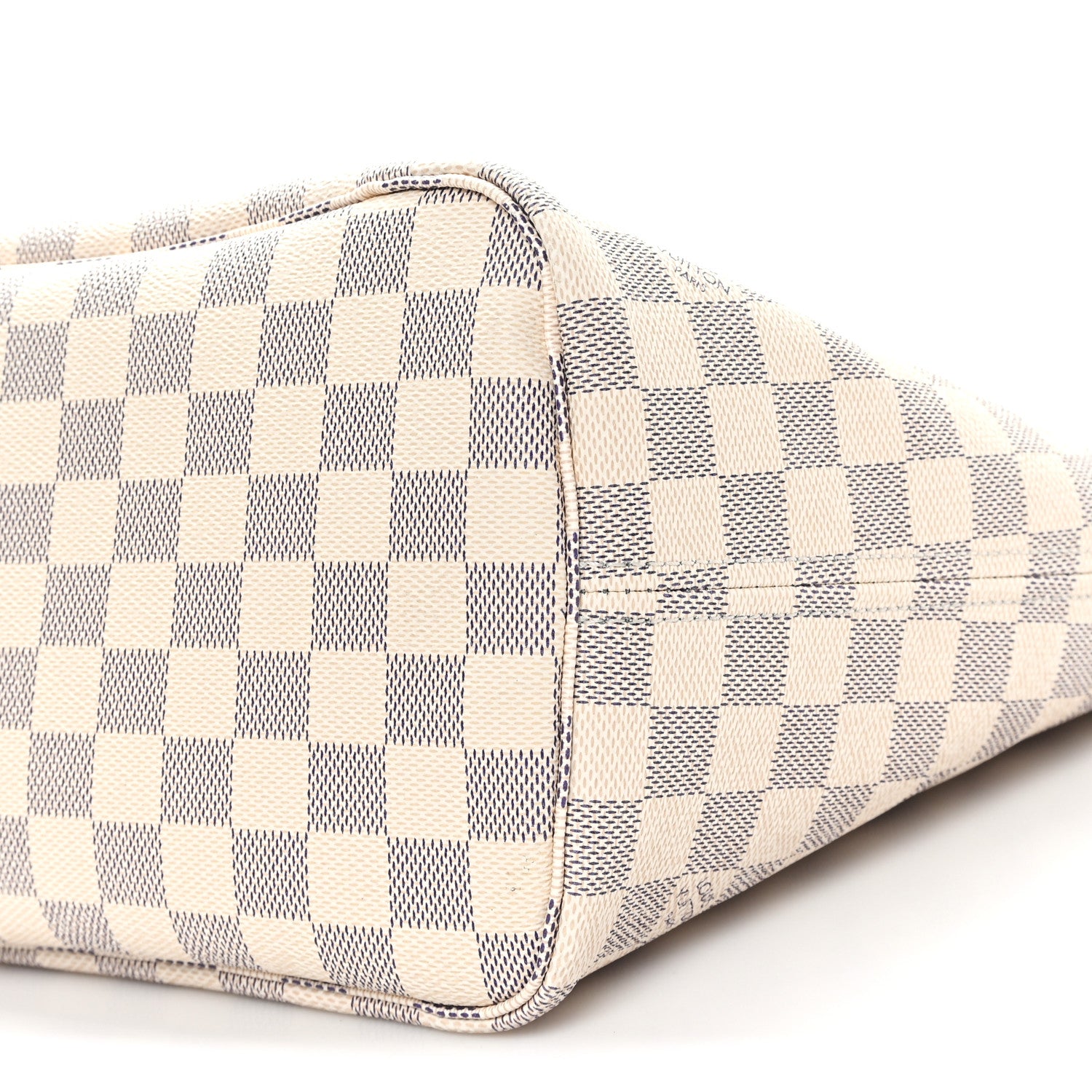 Louis Vuitton Damier Azur Neo Neverfull MM Rose Ballerine 10 of 11