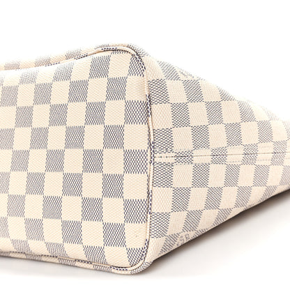 Louis Vuitton Damier Azur Neo Neverfull MM Rose Ballerine 10 of 11