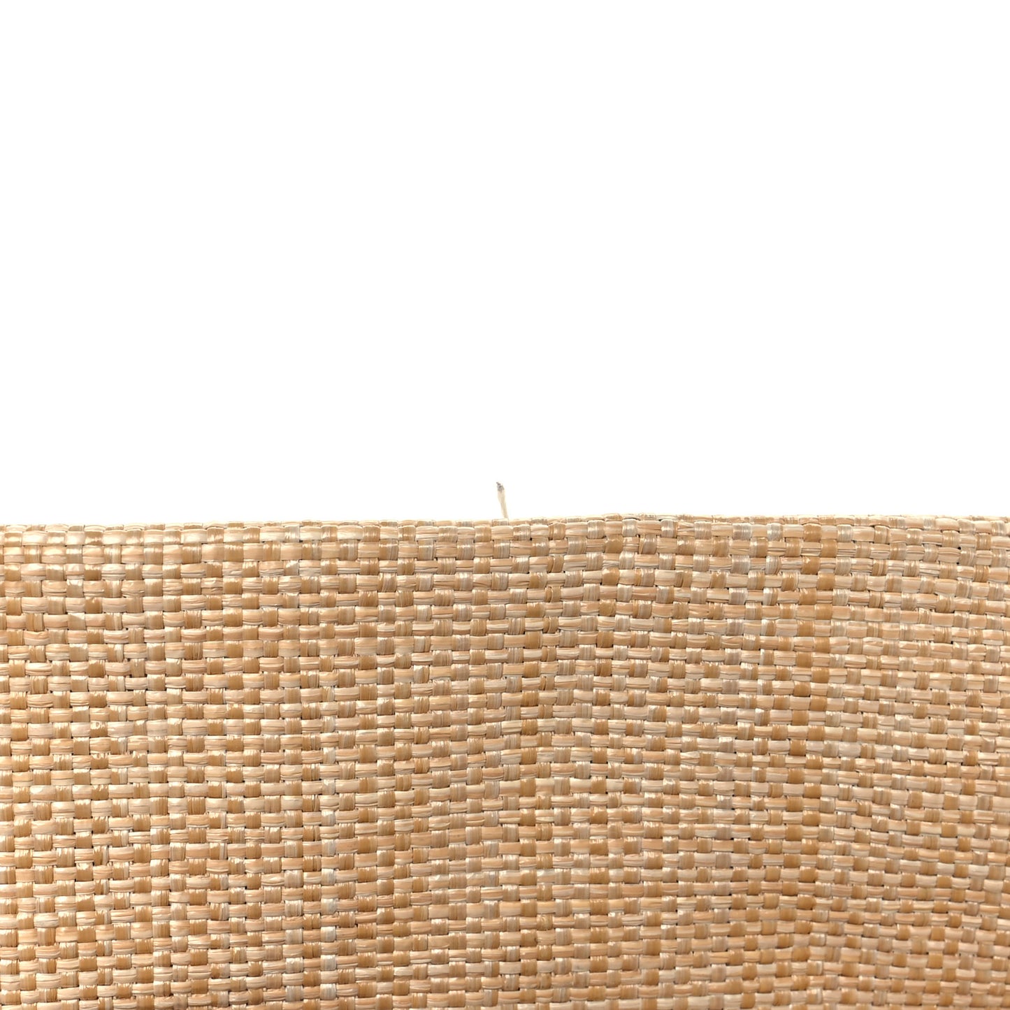 Raffia Logo Tote Naturale