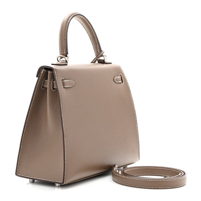 Hermes Epsom Kelly Sellier 25 Etoupe 3 of 11